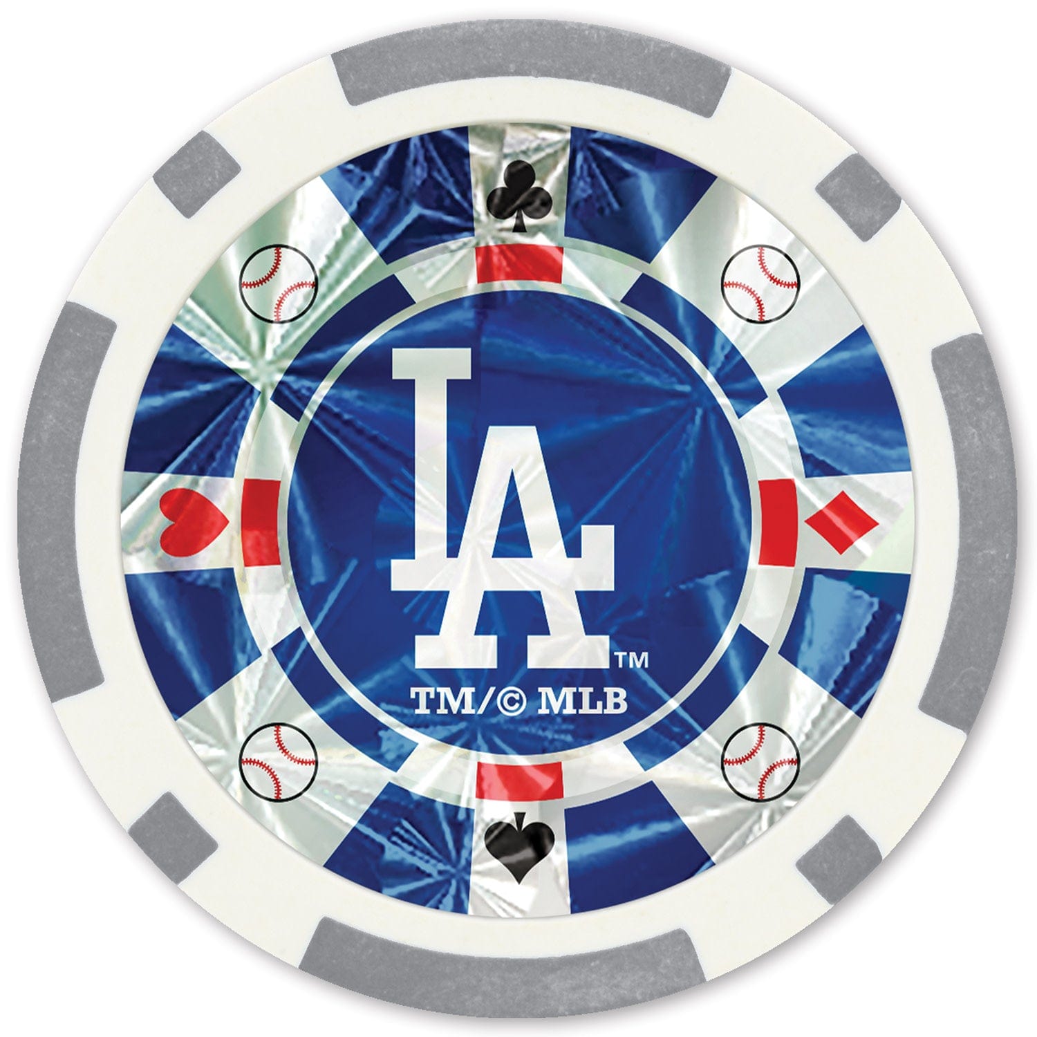 Los Angeles Dodgers 20-Piece Poker Chip Set - Sports Gifts, Sports Memorabilia, Sports Collectibles, Fan Shop