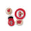 Wisconsin Badgers Baby Rattles - 2-Pack - Sports Gifts, Sports Memorabilia, Sports Collectibles, Fan Shop