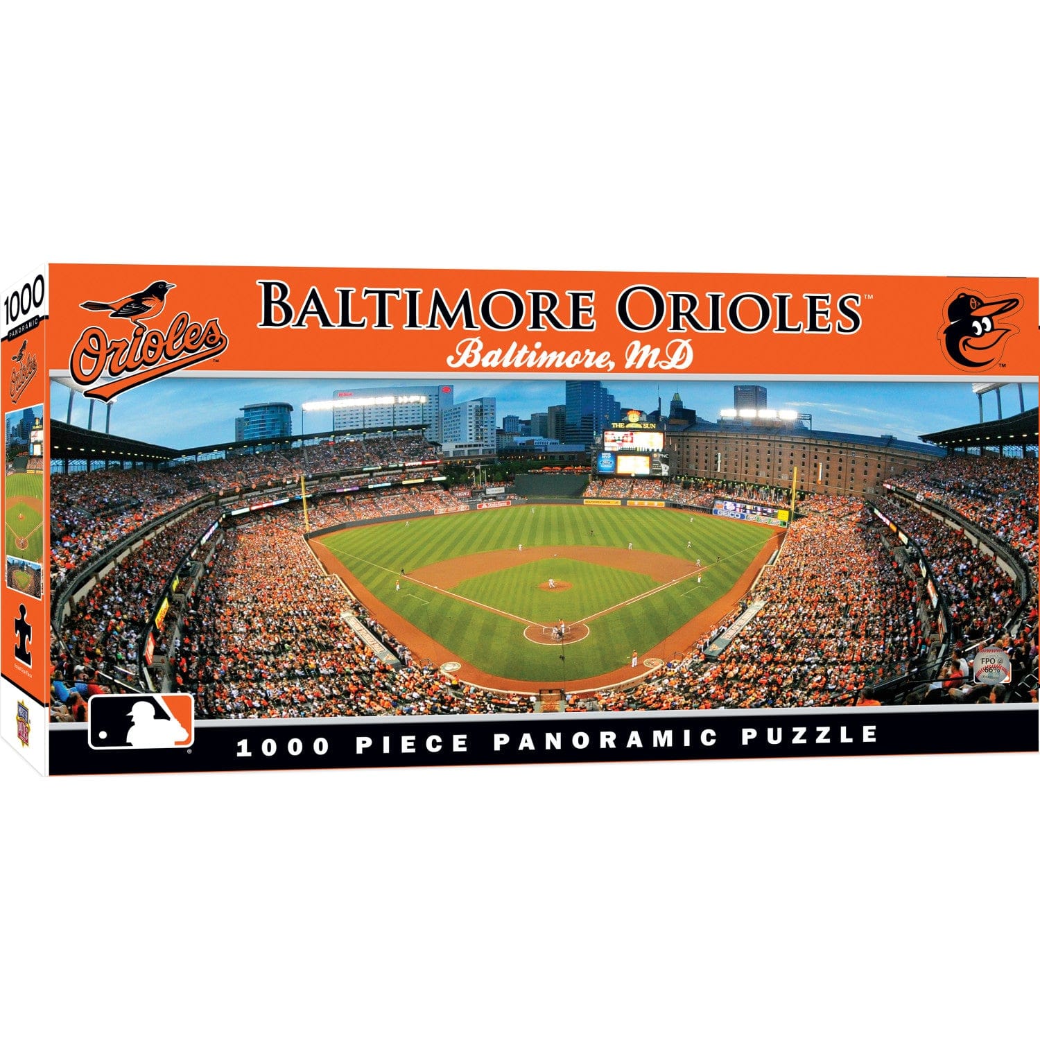 Baltimore Orioles 1000 Piece Panoramic Jigsaw Puzzle - Sports Gifts, Sports Memorabilia, Sports Collectibles, Fan Shop
