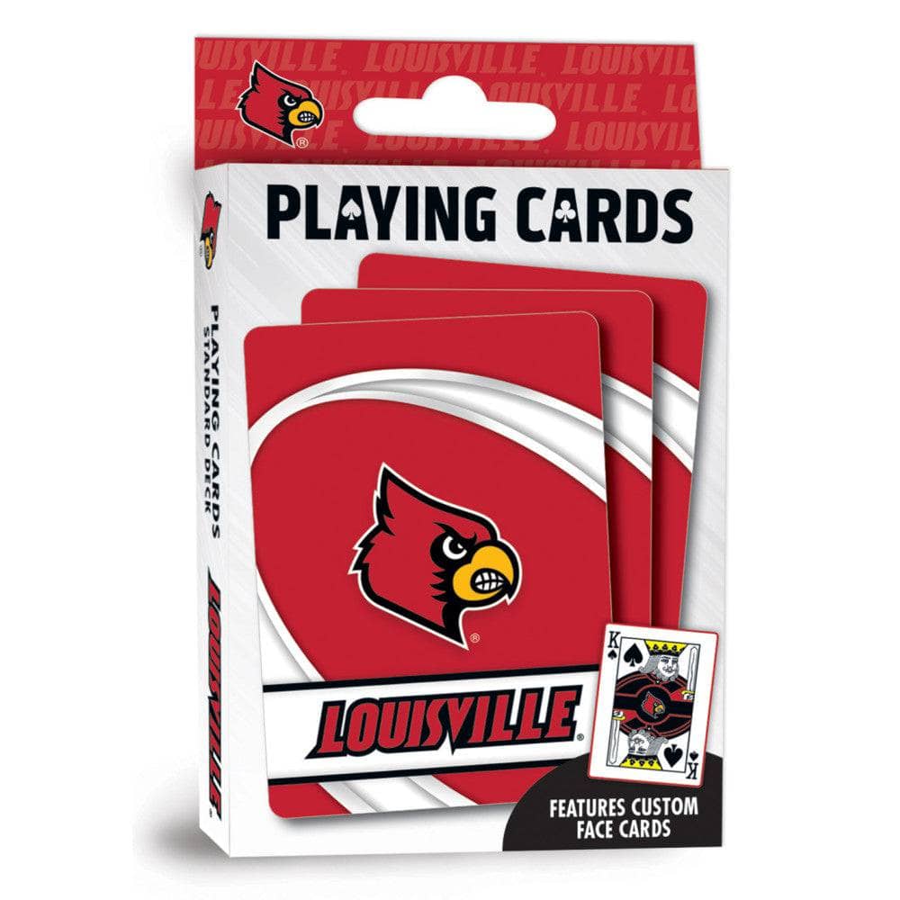 Louisville Cardinals 54-Card Deck - Official Playing Cards - Sports Gifts, Sports Memorabilia, Sports Collectibles, Fan Shop