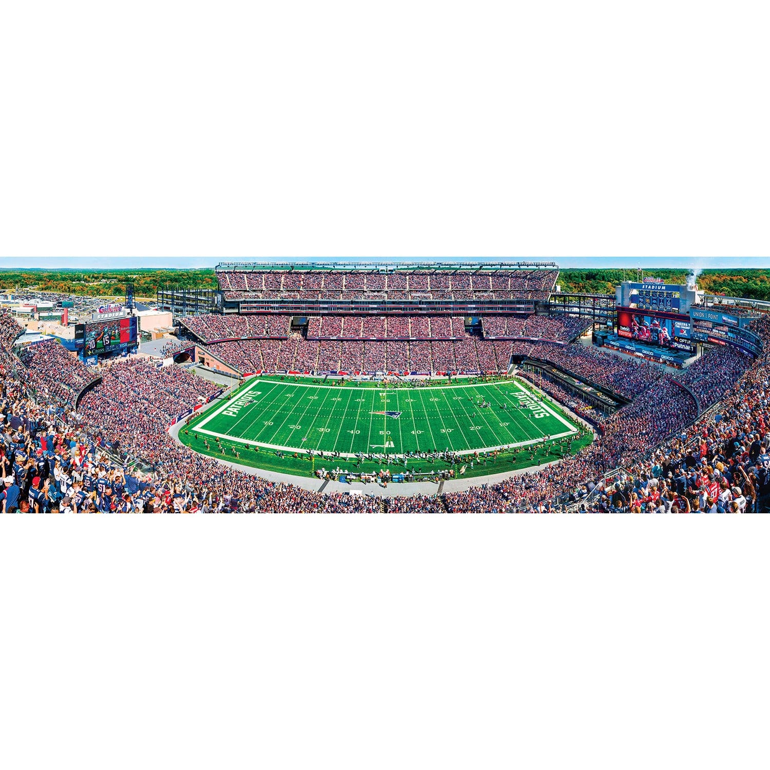 New England Patriots 1000 Piece Panoramic Jigsaw Puzzle