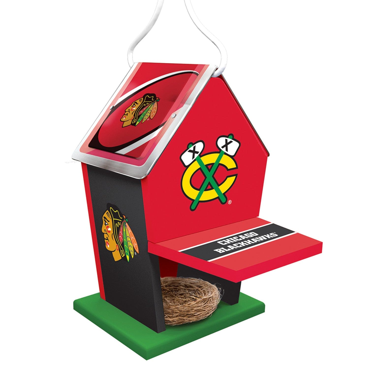 Chicago Blackhawks Official Birdhouse - Sports Gifts, Sports Memorabilia, Sports Collectibles, Fan Shop