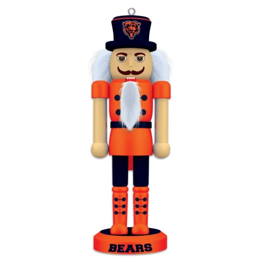 Chicago Bears - 5" Mini Nutcracker Ornament/Statue - Sports Gifts, Sports Memorabilia, Sports Collectibles, Fan Shop