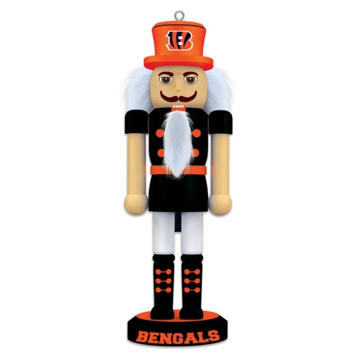 Cincinnati Bengals  - 5" Mini Nutcracker Ornament/Statue - Sports Gifts, Sports Memorabilia, Sports Collectibles, Fan Shop