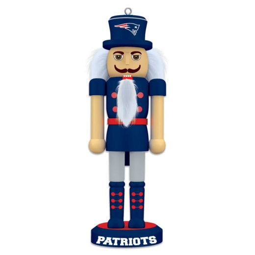 New England Patriots - 5" Mini Nutcracker Ornament/Statue - Sports Gifts, Sports Memorabilia, Sports Collectibles, Fan Shop