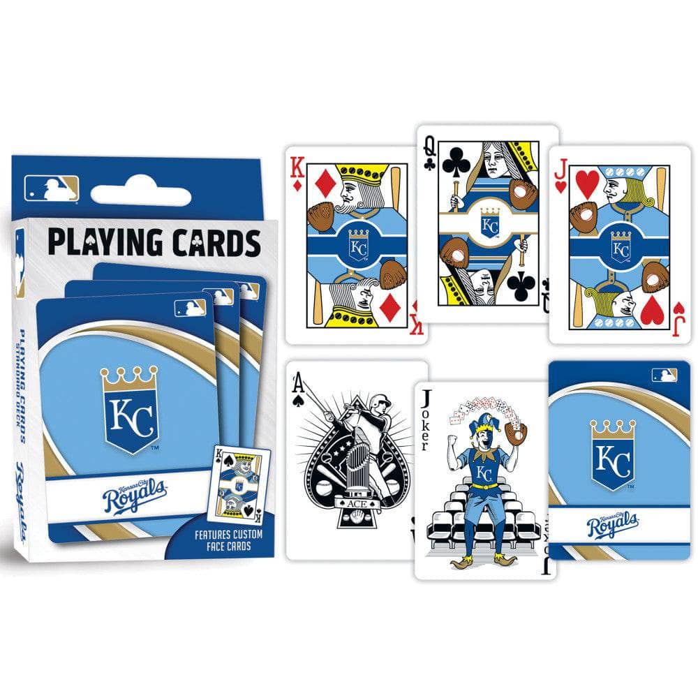 Kansas City Royals 54-Card Deck Playing Cards - Sports Gifts, Sports Memorabilia, Sports Collectibles, Fan Shop