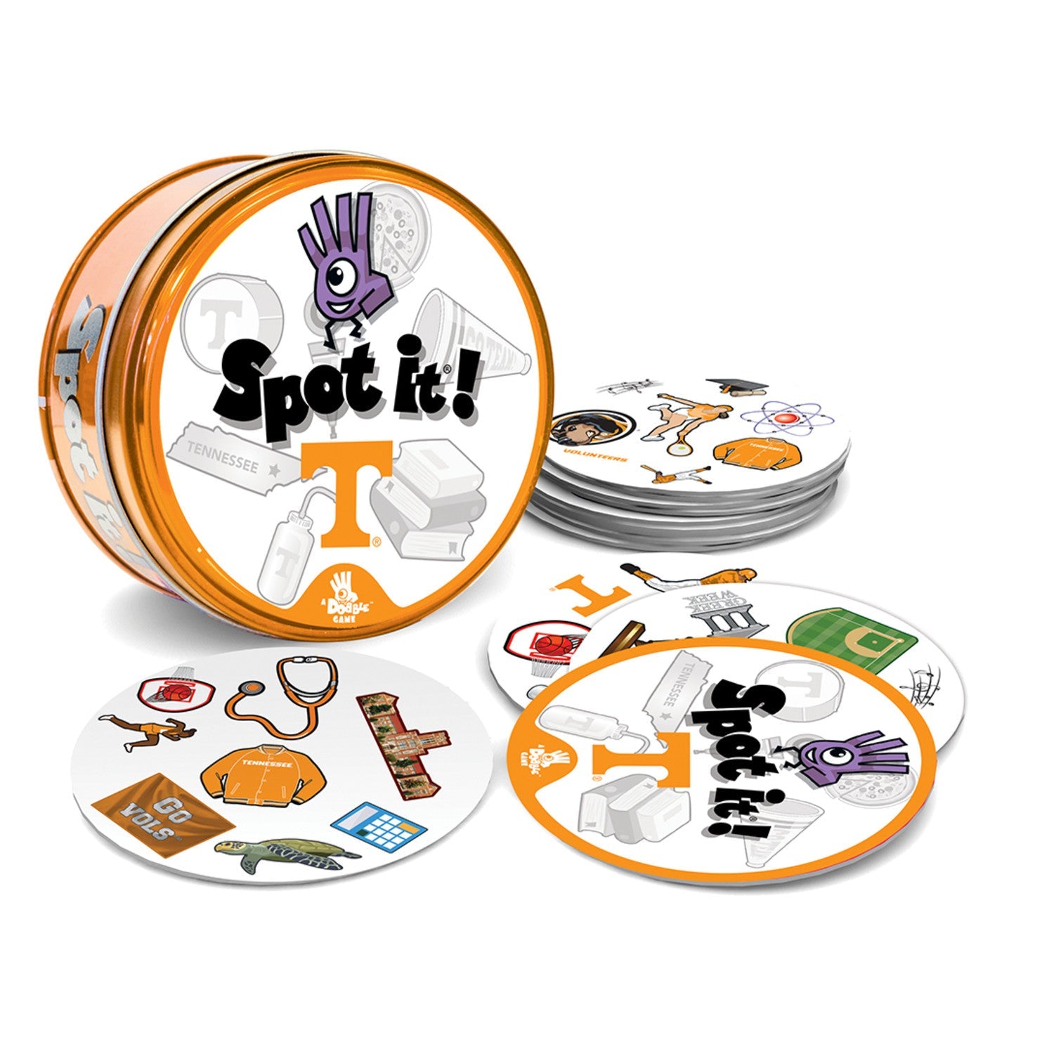 Tennessee Volunteers Spot It! Card Game - 757 Sports Collectibles