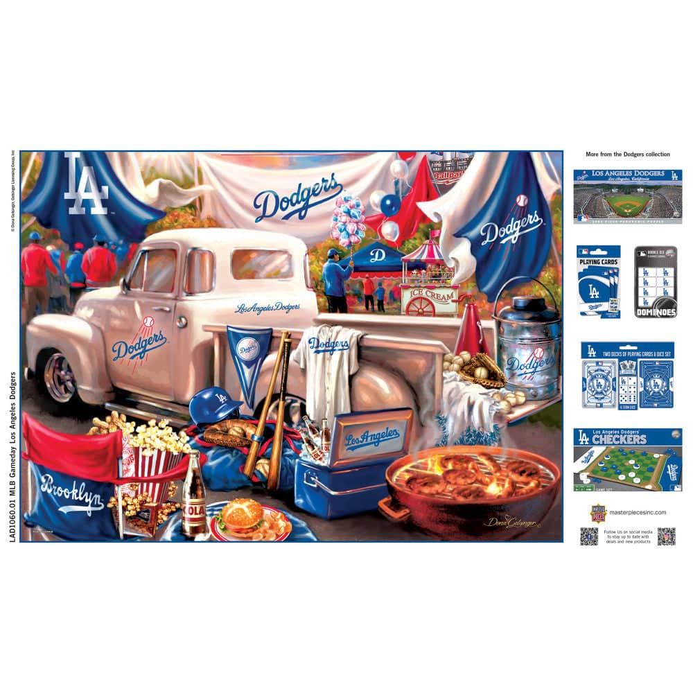 Los Angeles Dodgers Gameday 1000-Piece Jigsaw Puzzle - Sports Gifts, Sports Memorabilia, Sports Collectibles, Fan Shop