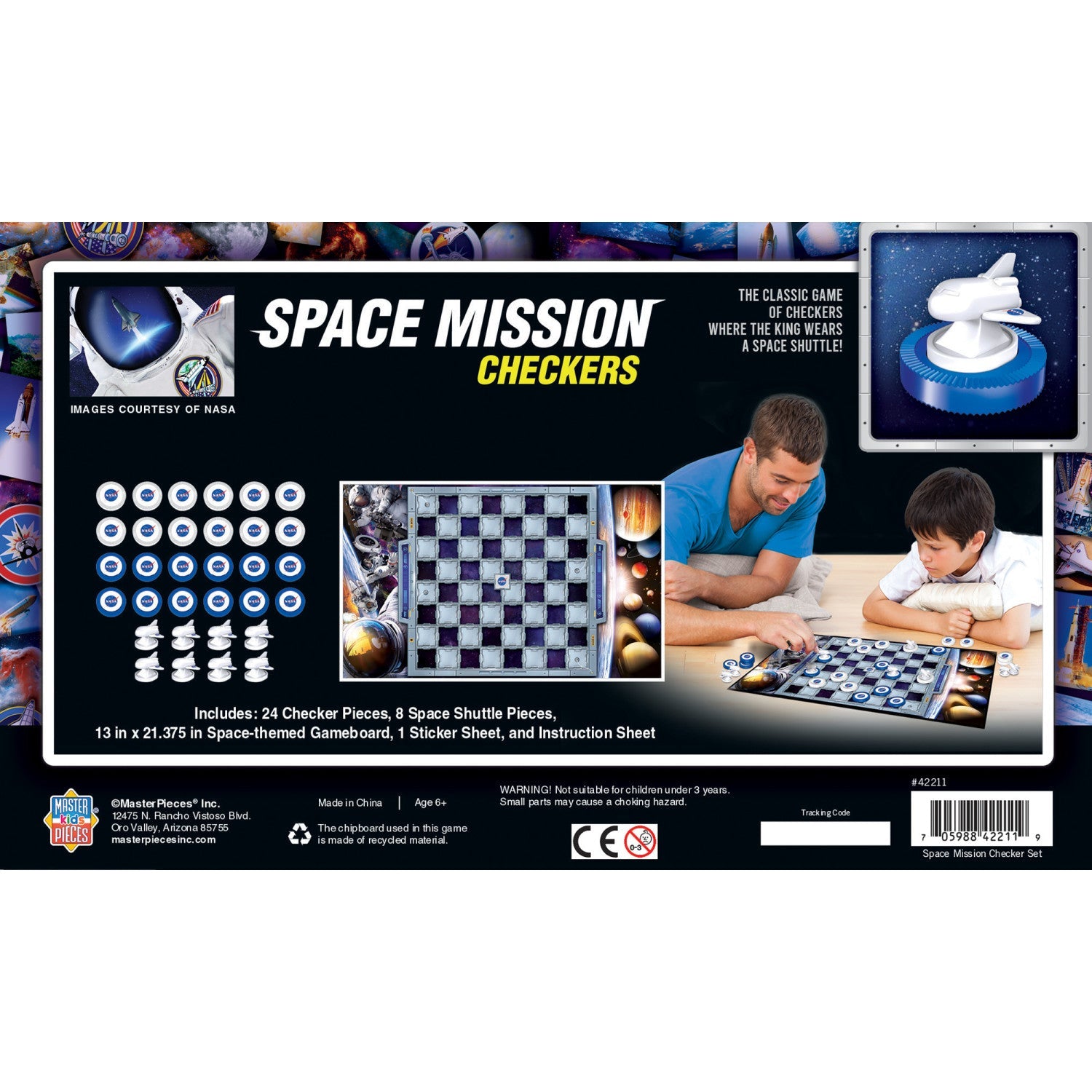 Space Mission Checkers - 757 Sports Collectibles