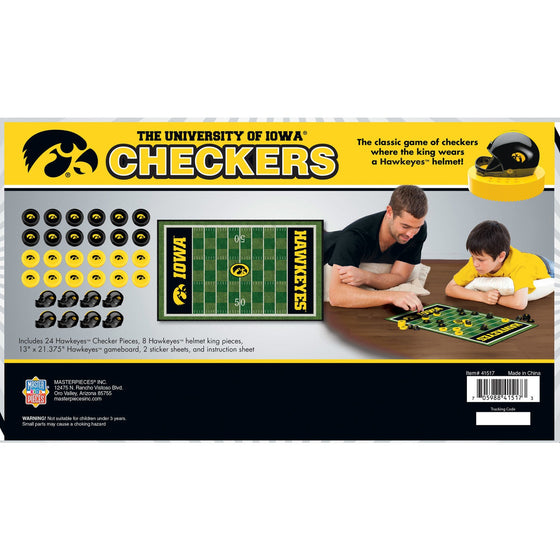 Iowa Hawkeyes Checkers - 757 Sports Collectibles