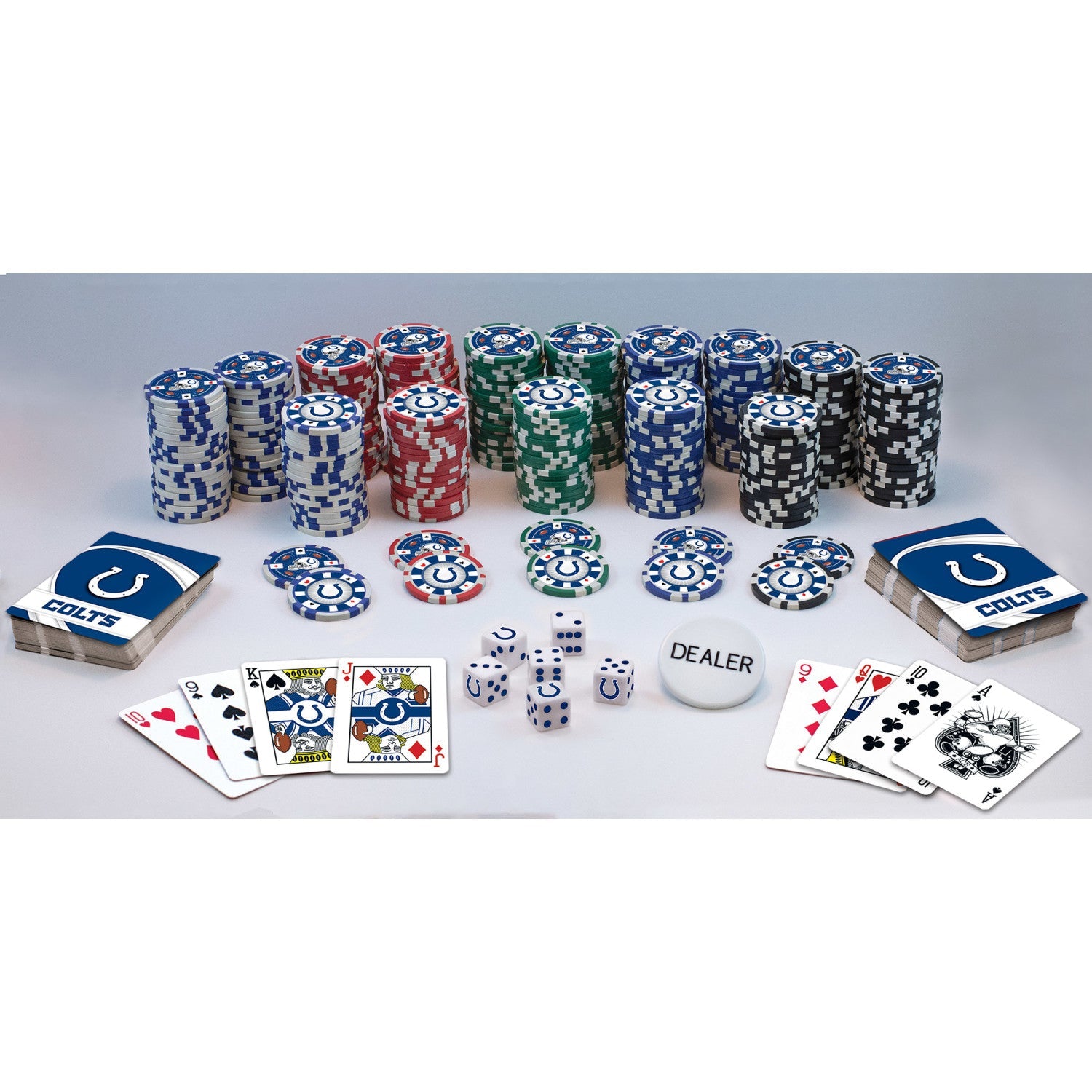 Indianapolis Colts 300 Piece Poker Set - 757 Sports Collectibles