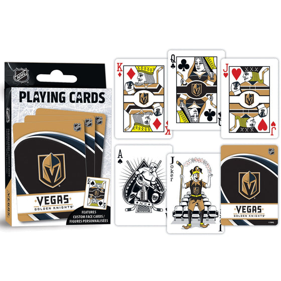 Las Vegas Golden Knights Playing Cards - 54 Card Deck - 757 Sports Collectibles