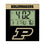 Purdue University Boilermakers Color Block Wall Clock