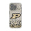 Purdue University Boilermakers Confetti Clear Phone Case for Apple iPhone