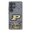 Purdue University Boilermakers Confetti Clear Phone Case for Samsung Galaxy