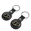 Purdue University Boilermakers Insignia Black Airtag Holder 2-Pack