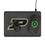 Purdue University Boilermakers Linen 15-Watt Wireless Charger and Mouse Pad