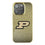 Purdue University Boilermakers Linen Bling Phone Case for Apple iPhone