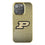 Purdue University Boilermakers Linen Bling Phone Case for Apple iPhone