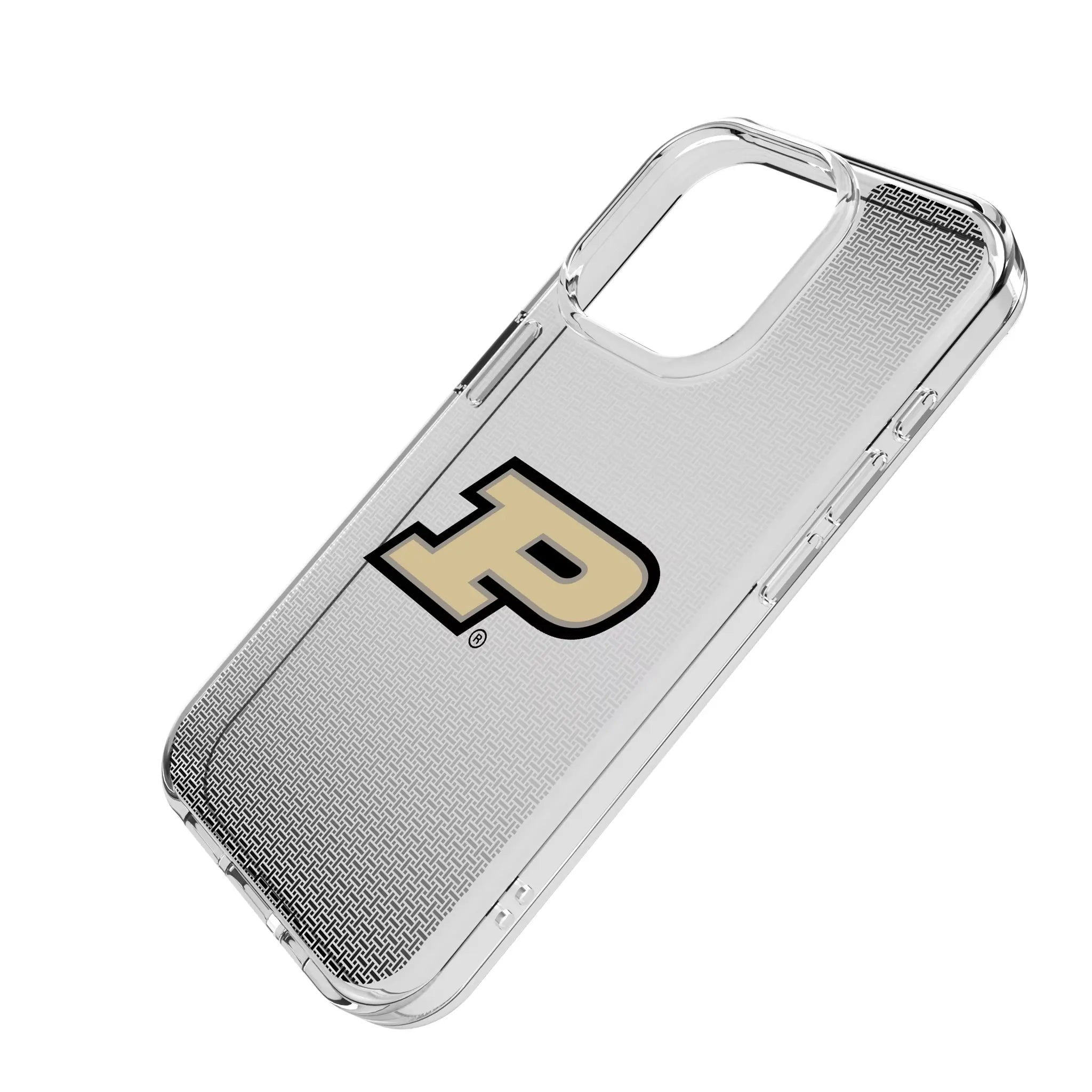 Purdue University Boilermakers Linen Clear Phone Case for Apple iPhone