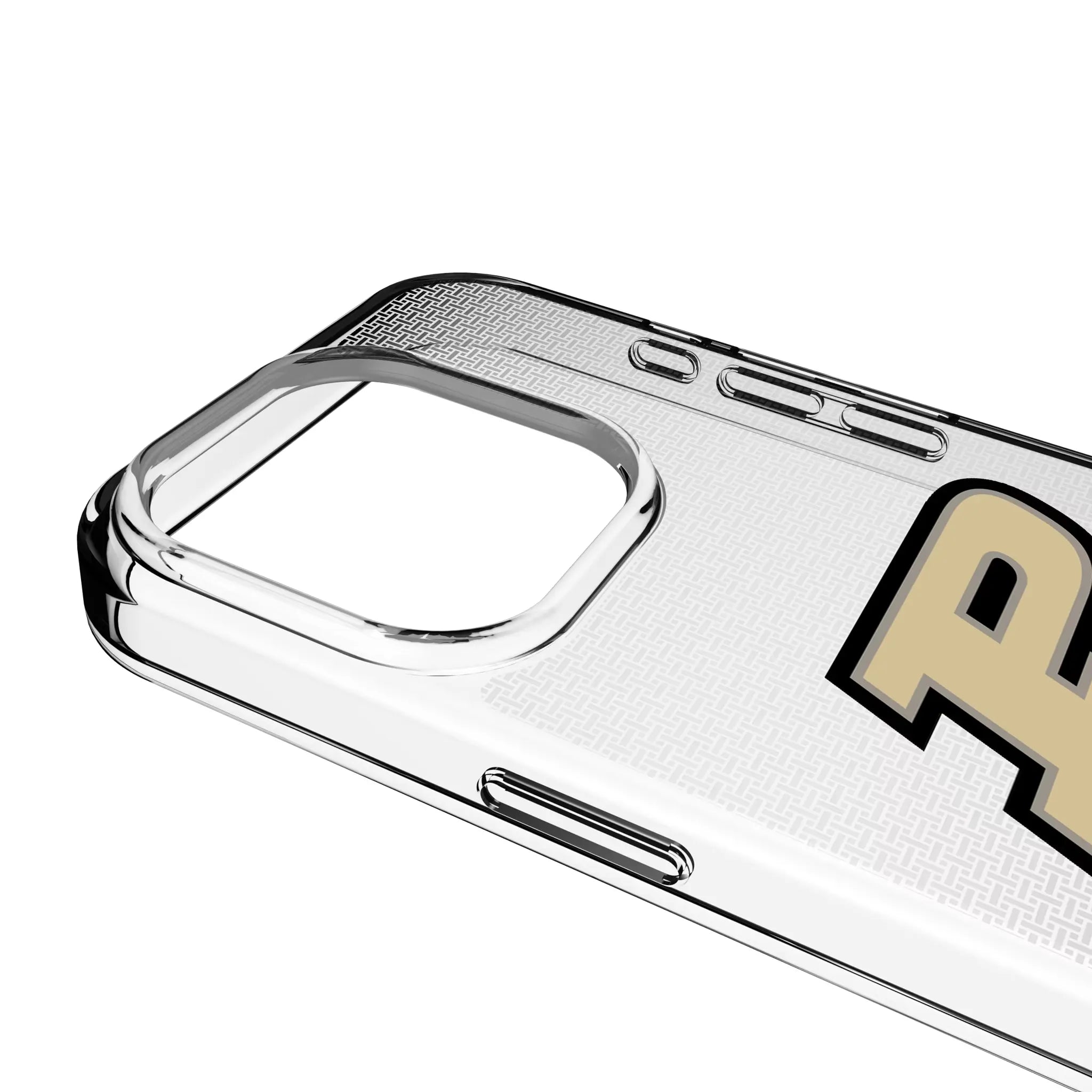 Purdue University Boilermakers Linen Clear Phone Case for Apple iPhone