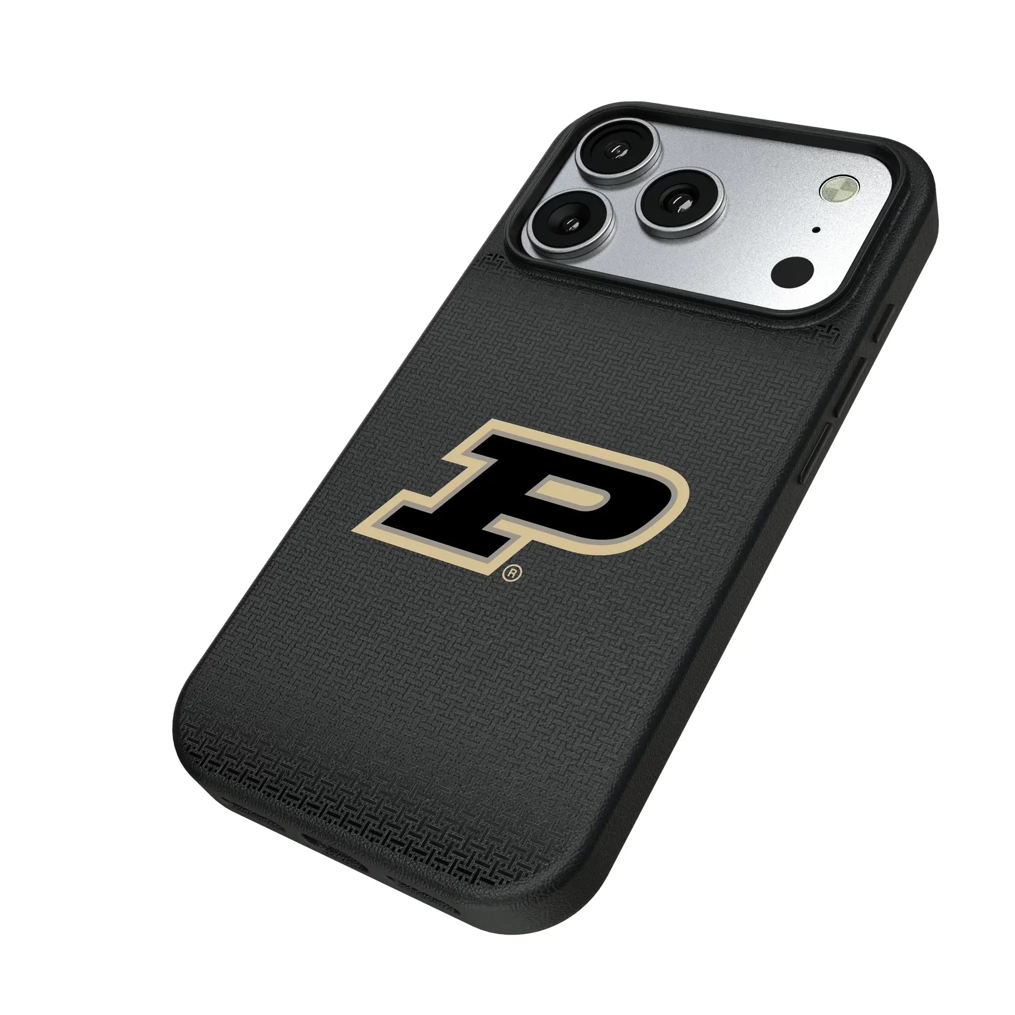 Purdue University Boilermakers Linen MagSafe Compatible Phone Case for Apple iPhone