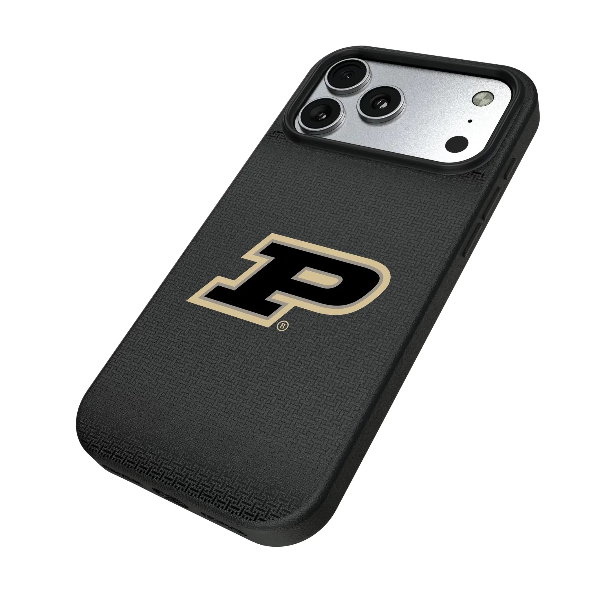 Purdue University Boilermakers Linen MagSafe Compatible Phone Case for Apple iPhone