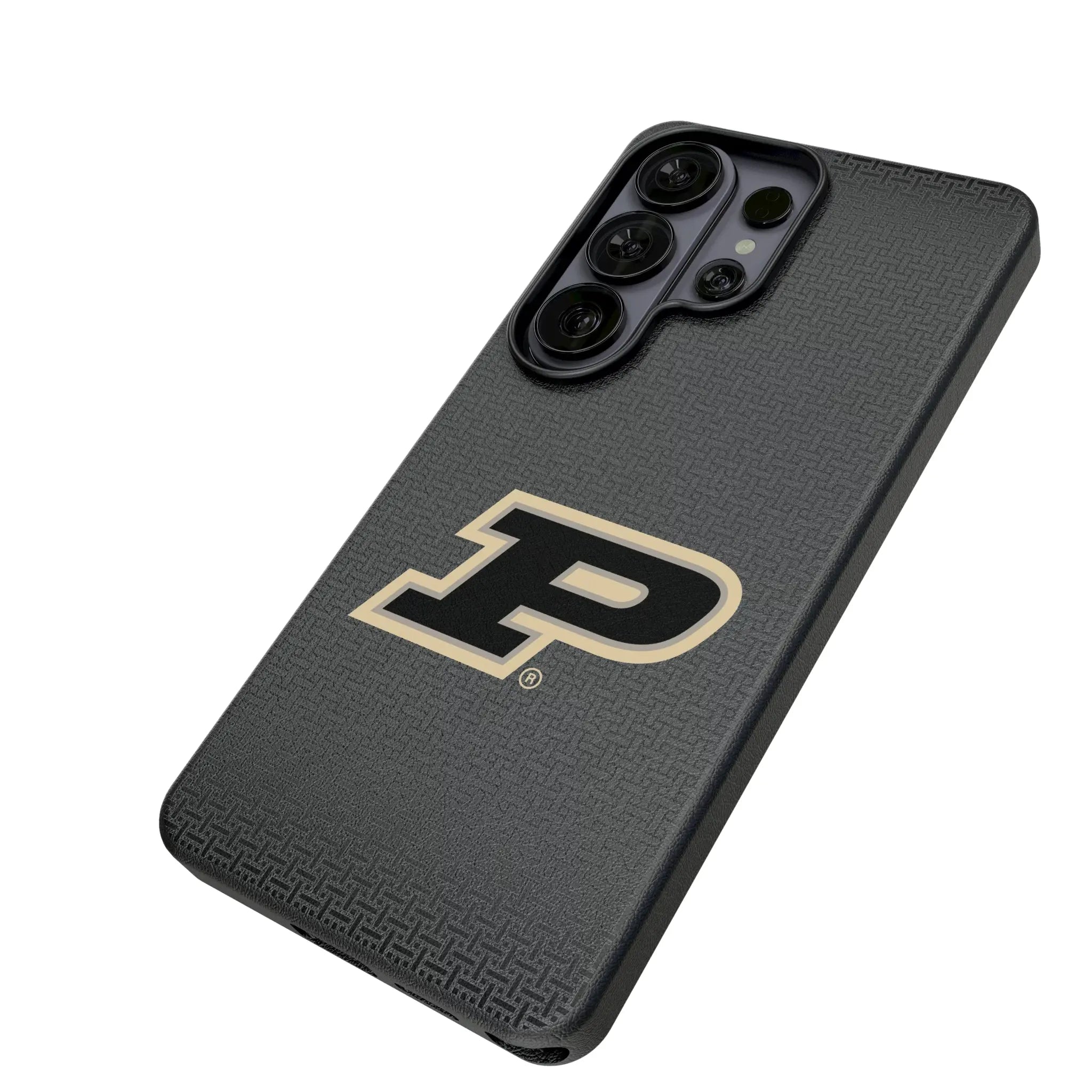 Purdue University Boilermakers Linen MagSafe Compatible Phone Case for Samsung Galaxy