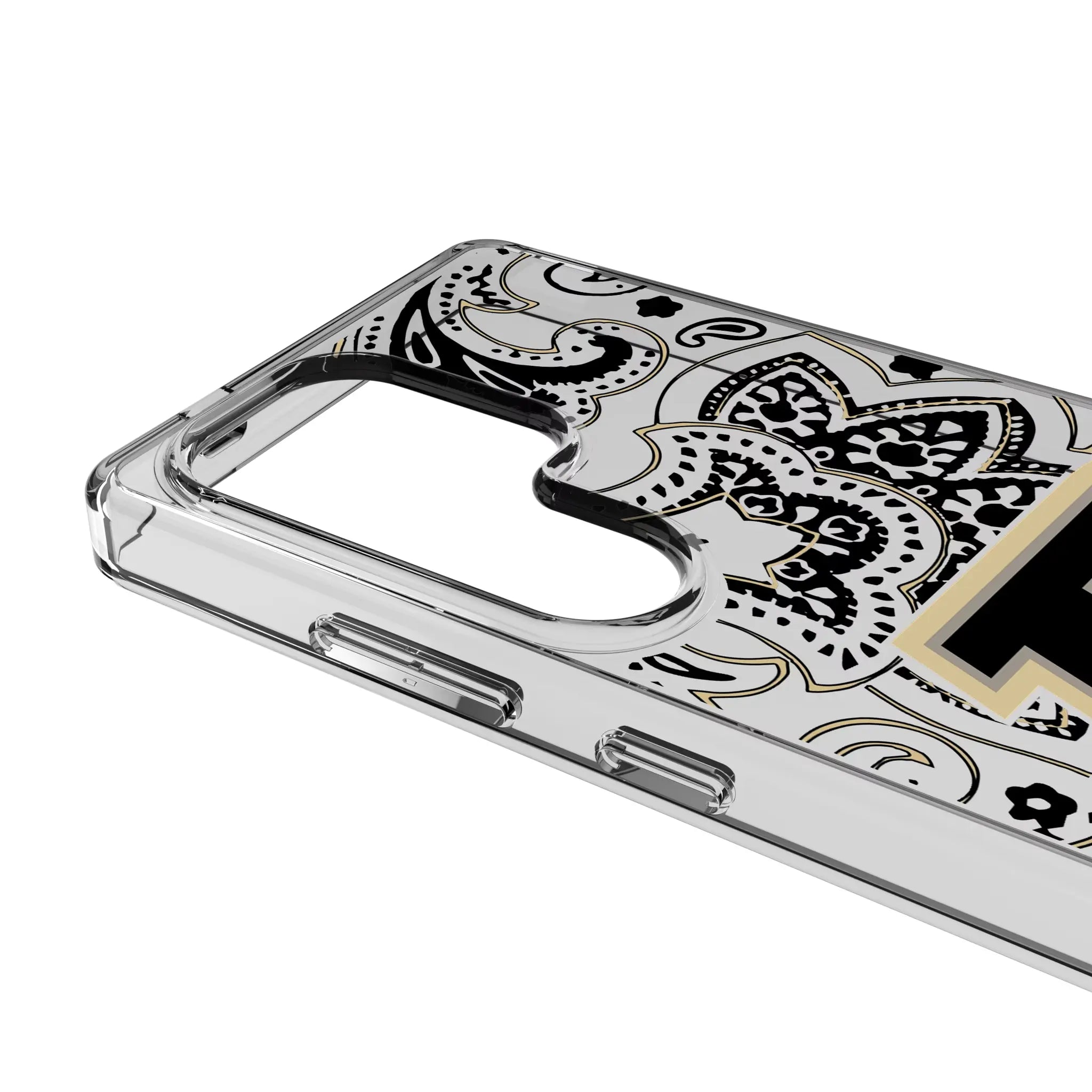Purdue University Boilermakers Paisley Clear Phone Case for Samsung Galaxy