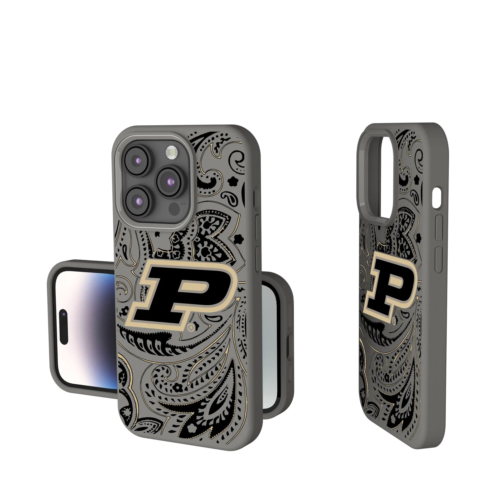 Purdue University Boilermakers Paisley Soft Touch Phone Case