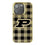 Purdue University Boilermakers Plaid Bling Phone Case