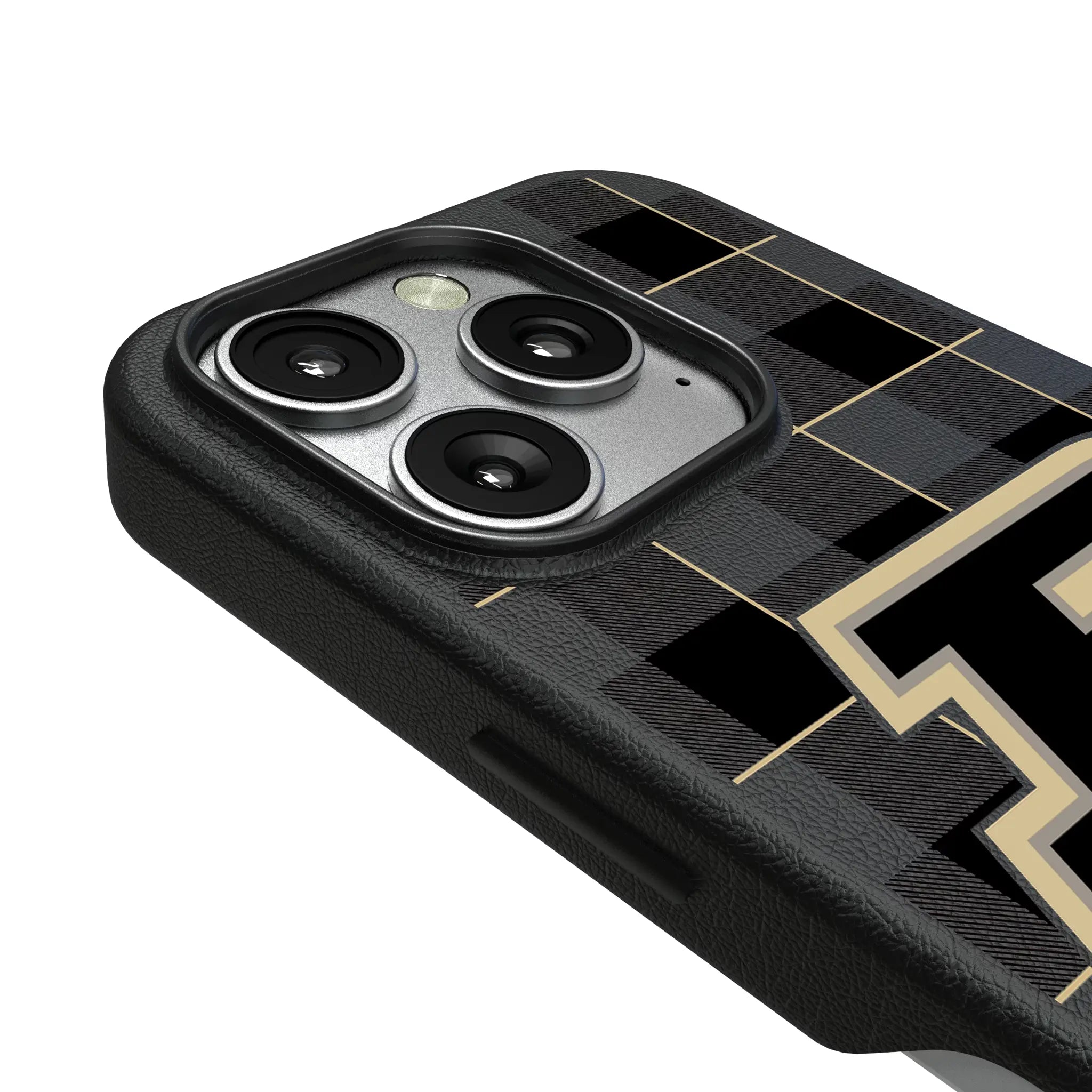Purdue University Boilermakers Plaid MagSafe Compatible Phone Case for Apple iPhone