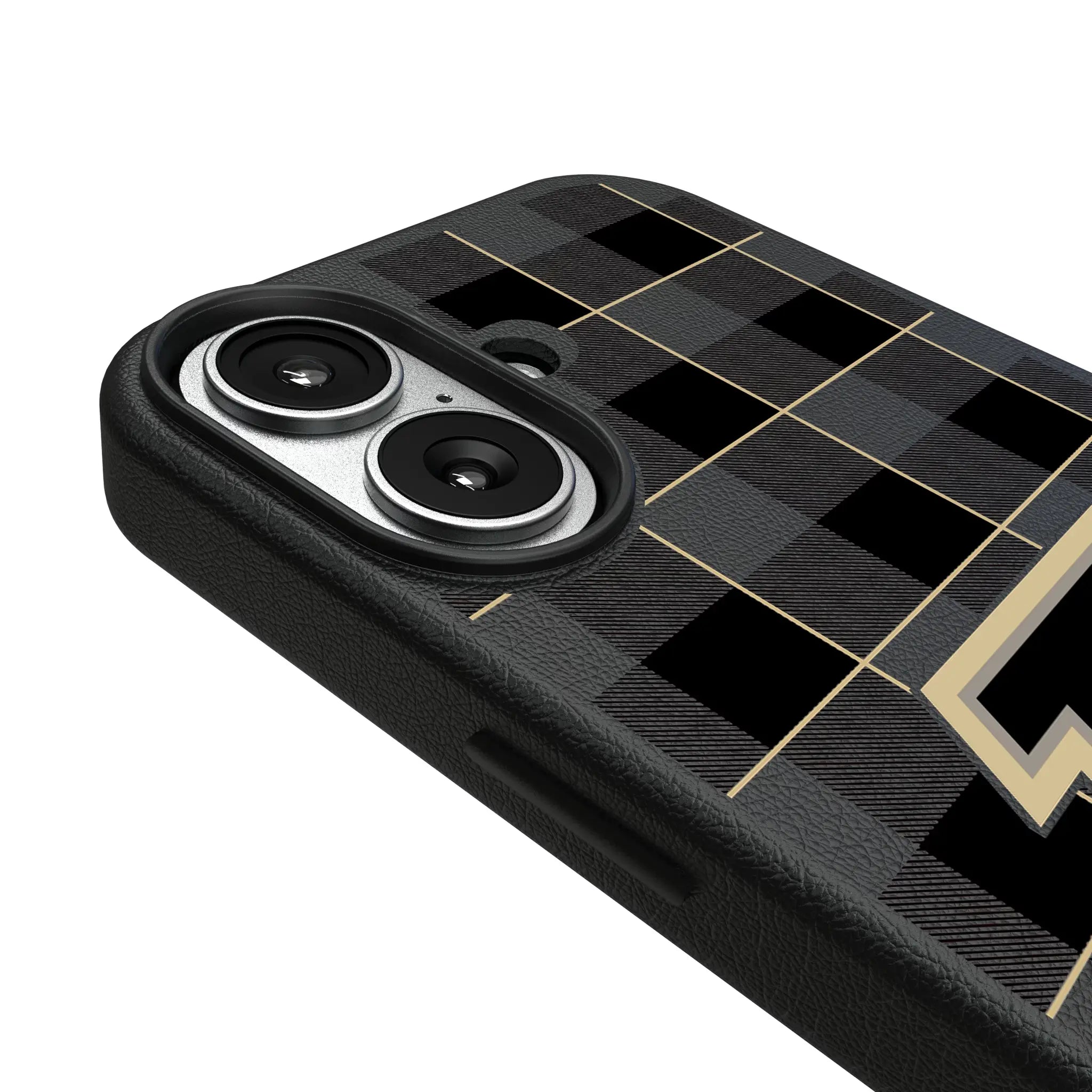 Purdue University Boilermakers Plaid MagSafe Compatible Phone Case for Apple iPhone