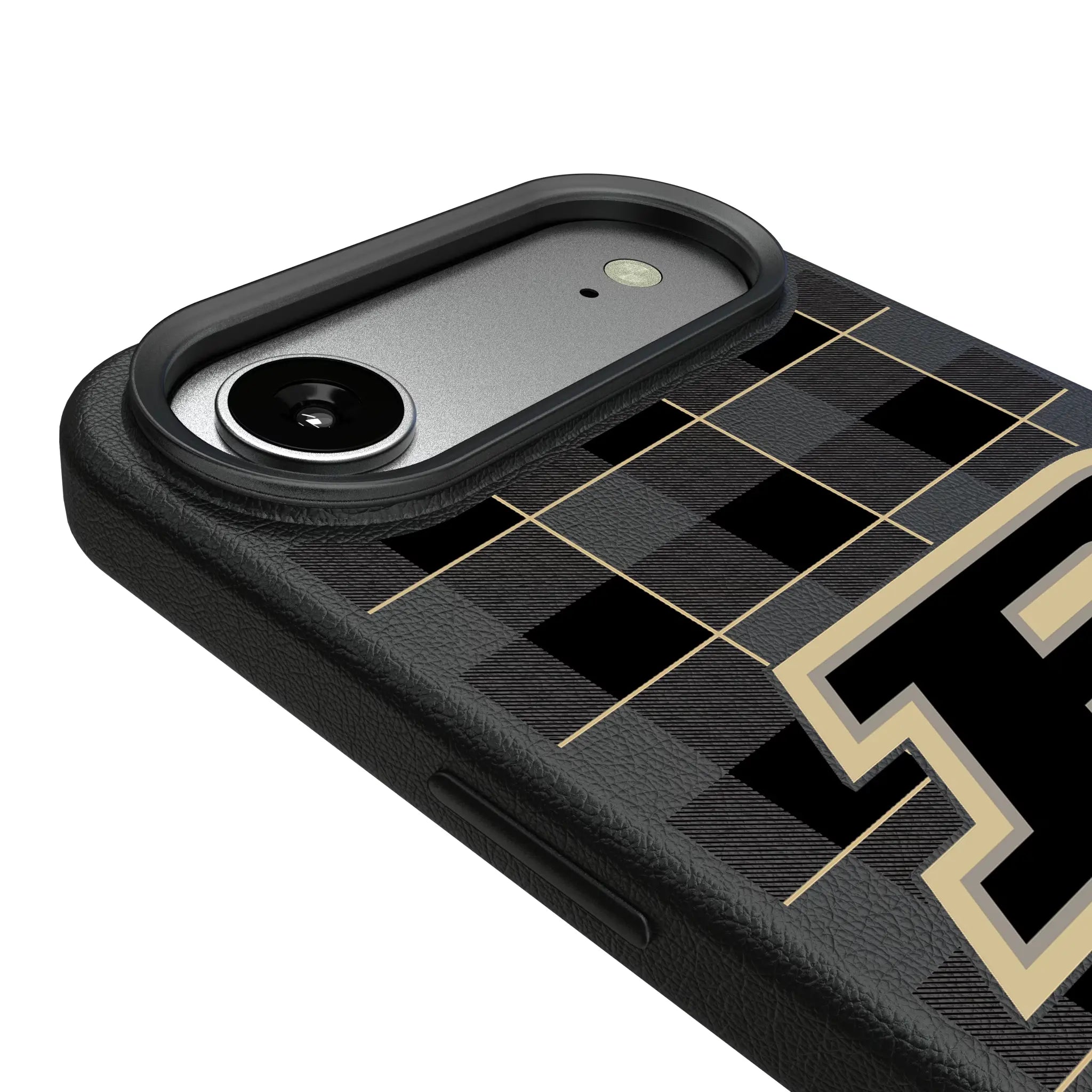 Purdue University Boilermakers Plaid MagSafe Compatible Phone Case for Apple iPhone