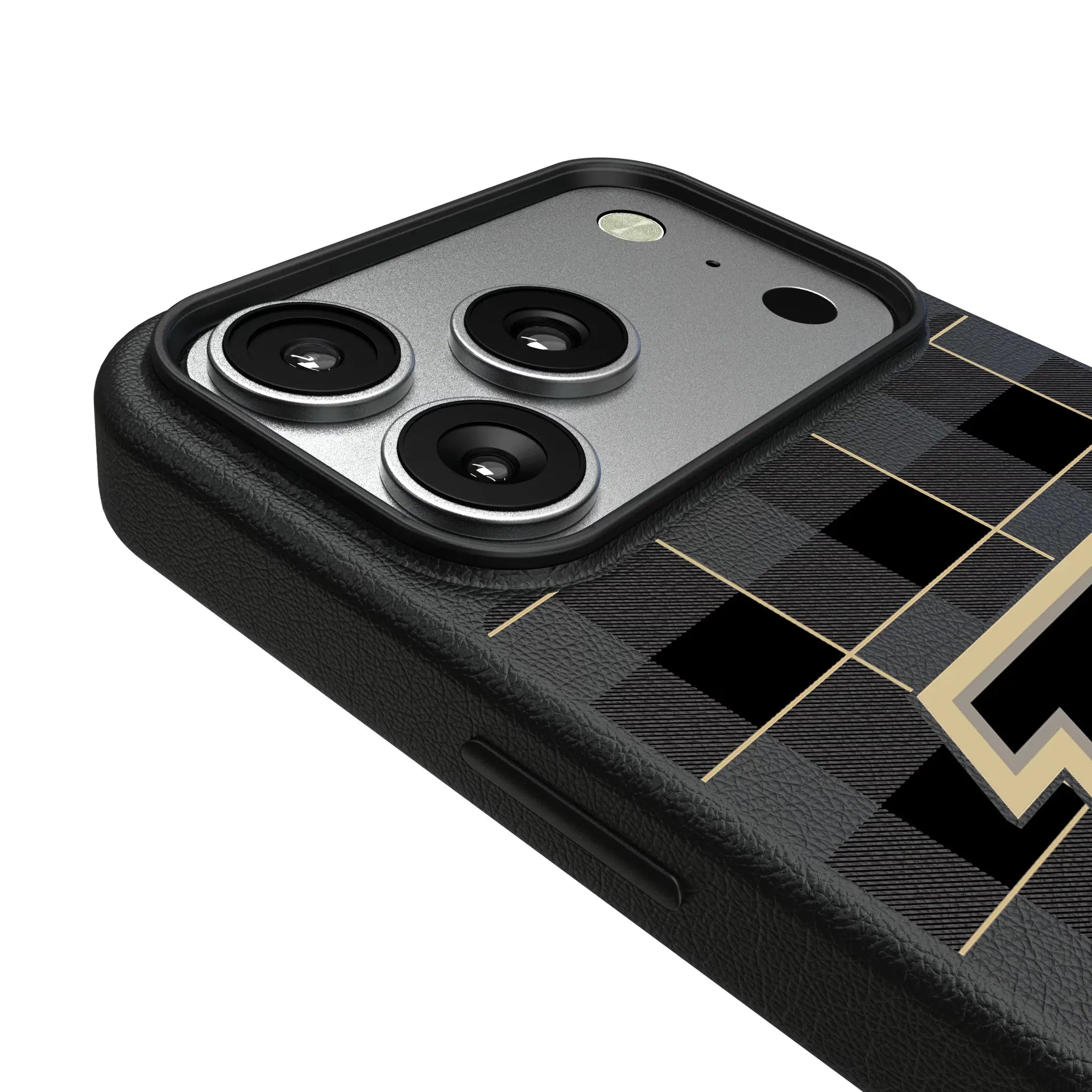 Purdue University Boilermakers Plaid MagSafe Compatible Phone Case for Apple iPhone