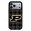 Purdue University Boilermakers Plaid MagSafe Compatible Phone Case for Apple iPhone