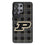 Purdue University Boilermakers Plaid MagSafe Compatible Phone Case for Samsung Galaxy