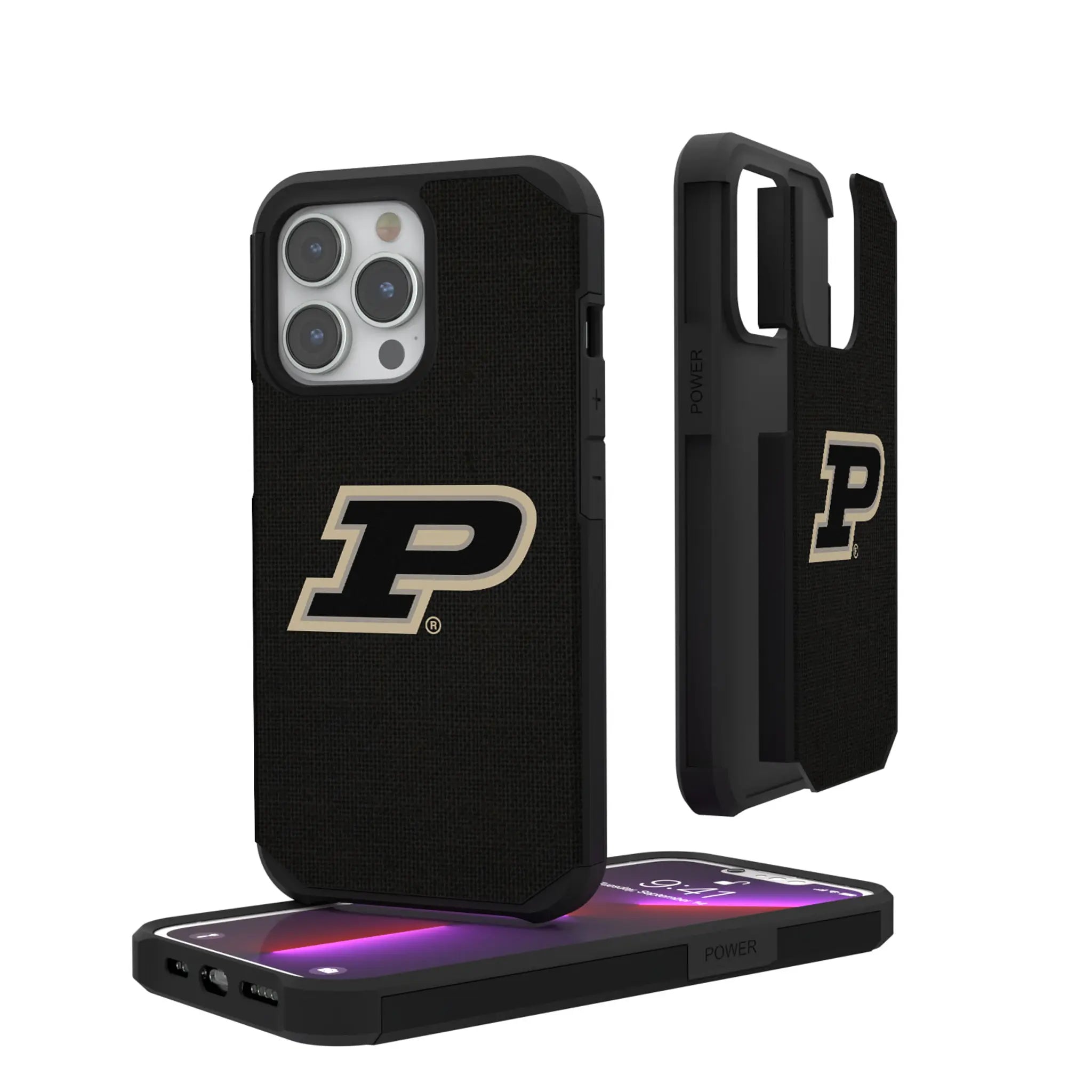 Purdue University Boilermakers Solid Rugged Phone Case