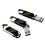 Purdue University Boilermakers Solid USB 32GB Clip Style Flash Drive