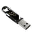 Purdue University Boilermakers Solid USB 32GB Clip Style Flash Drive