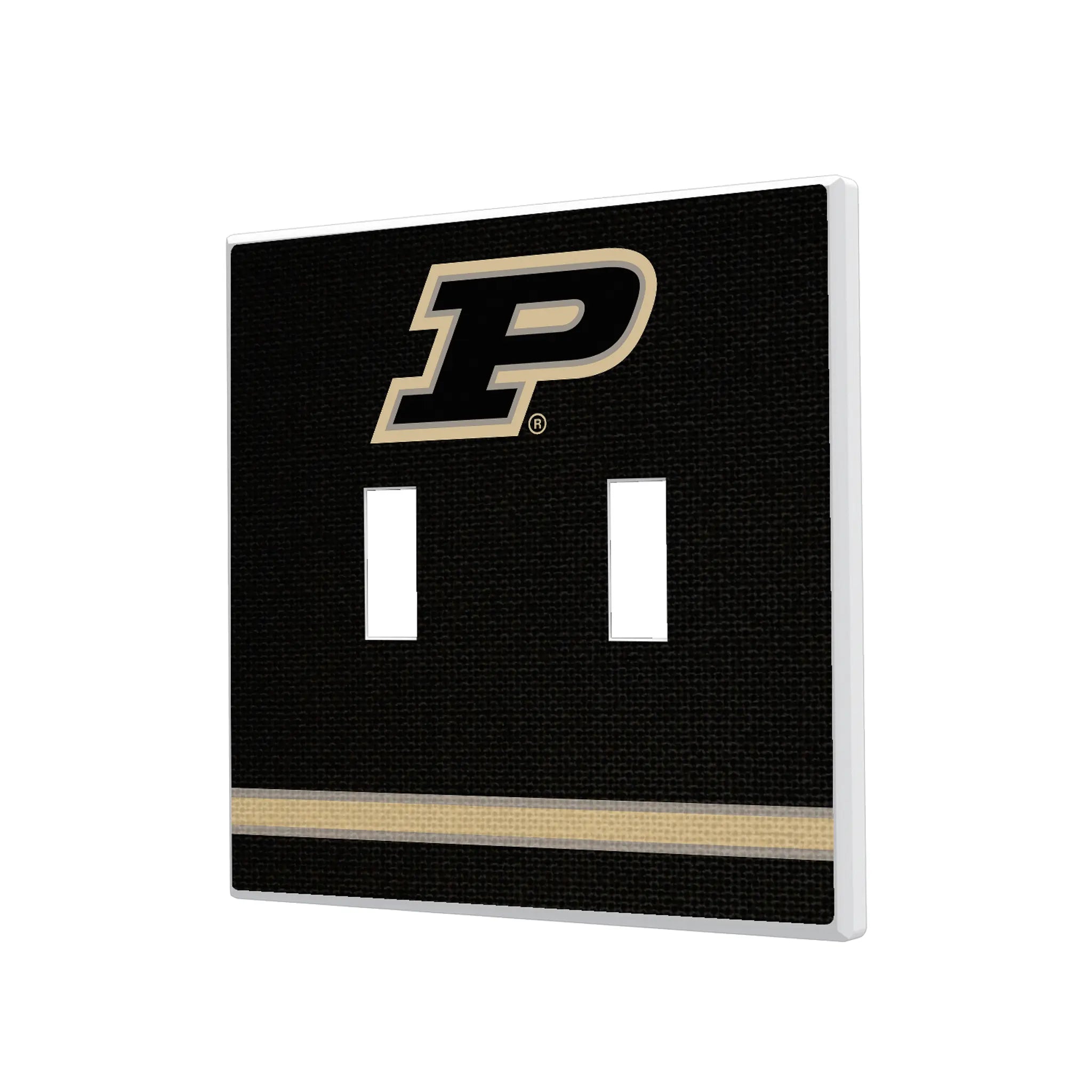 Purdue University Boilermakers Stripe Hidden-Screw Light Switch Plate