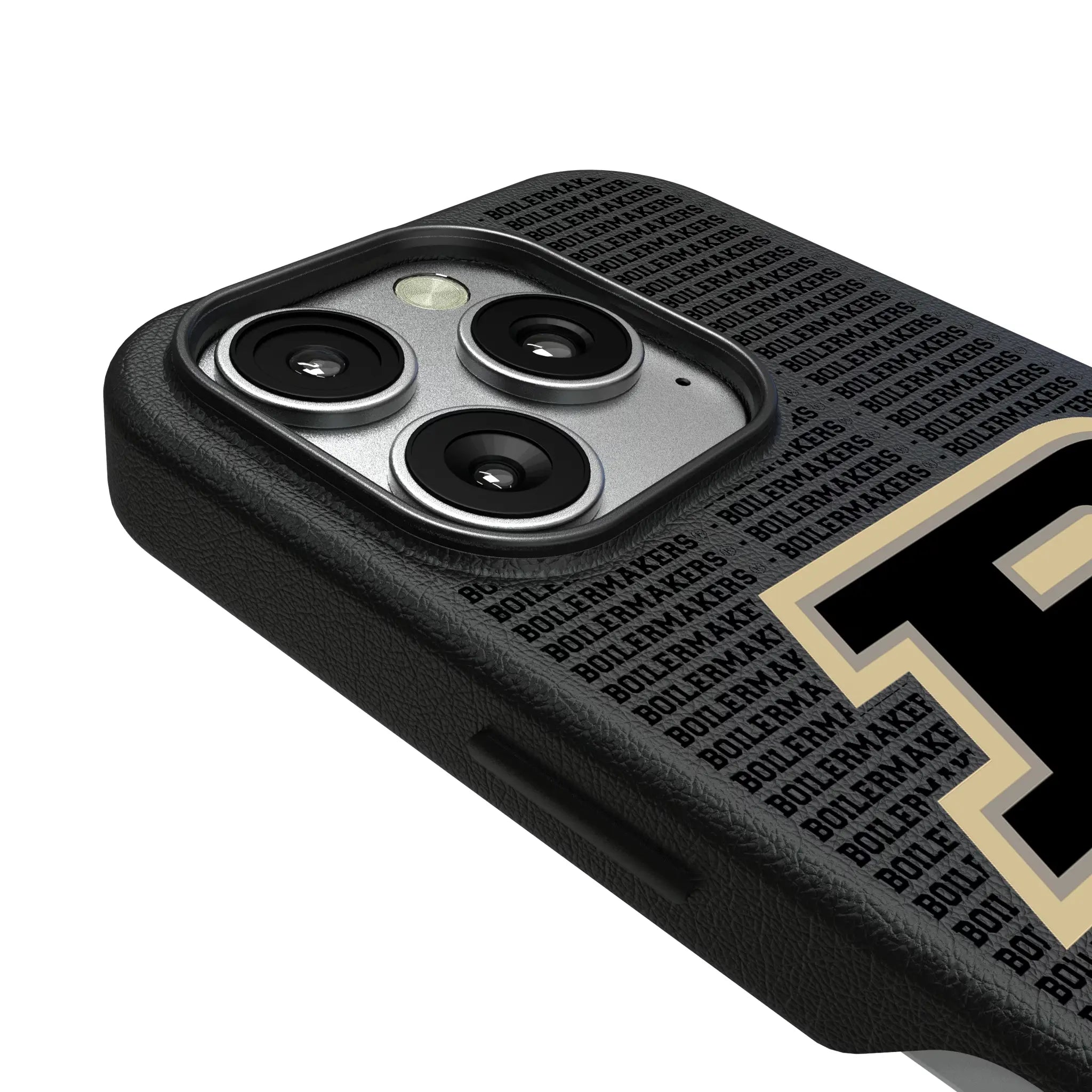 Purdue University Boilermakers Text Backdrop MagSafe Compatible Phone Case for Apple iPhone