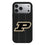 Purdue University Boilermakers Text Backdrop MagSafe Compatible Phone Case for Apple iPhone