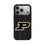 Purdue University Boilermakers Text Backdrop MagSafe Compatible Phone Case for Apple iPhone