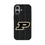 Purdue University Boilermakers Text Backdrop MagSafe Compatible Phone Case for Apple iPhone