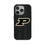 Purdue University Boilermakers Text Backdrop MagSafe Compatible Phone Case for Apple iPhone