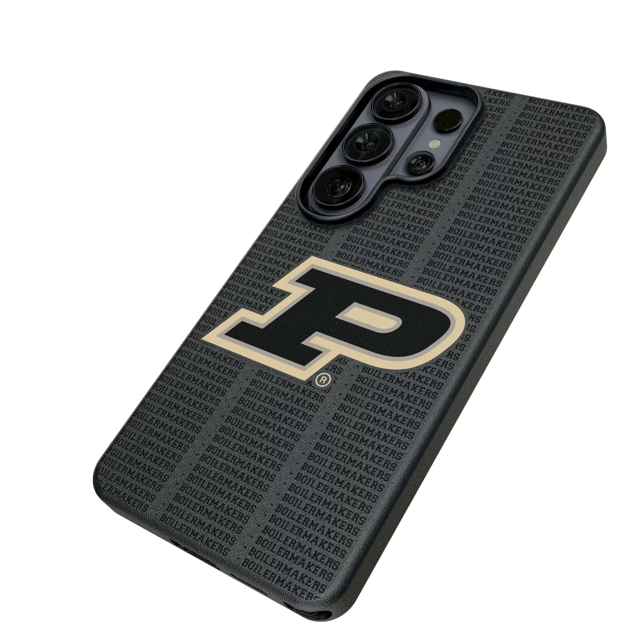 Purdue University Boilermakers Text Backdrop MagSafe Compatible Phone Case for Samsung Galaxy