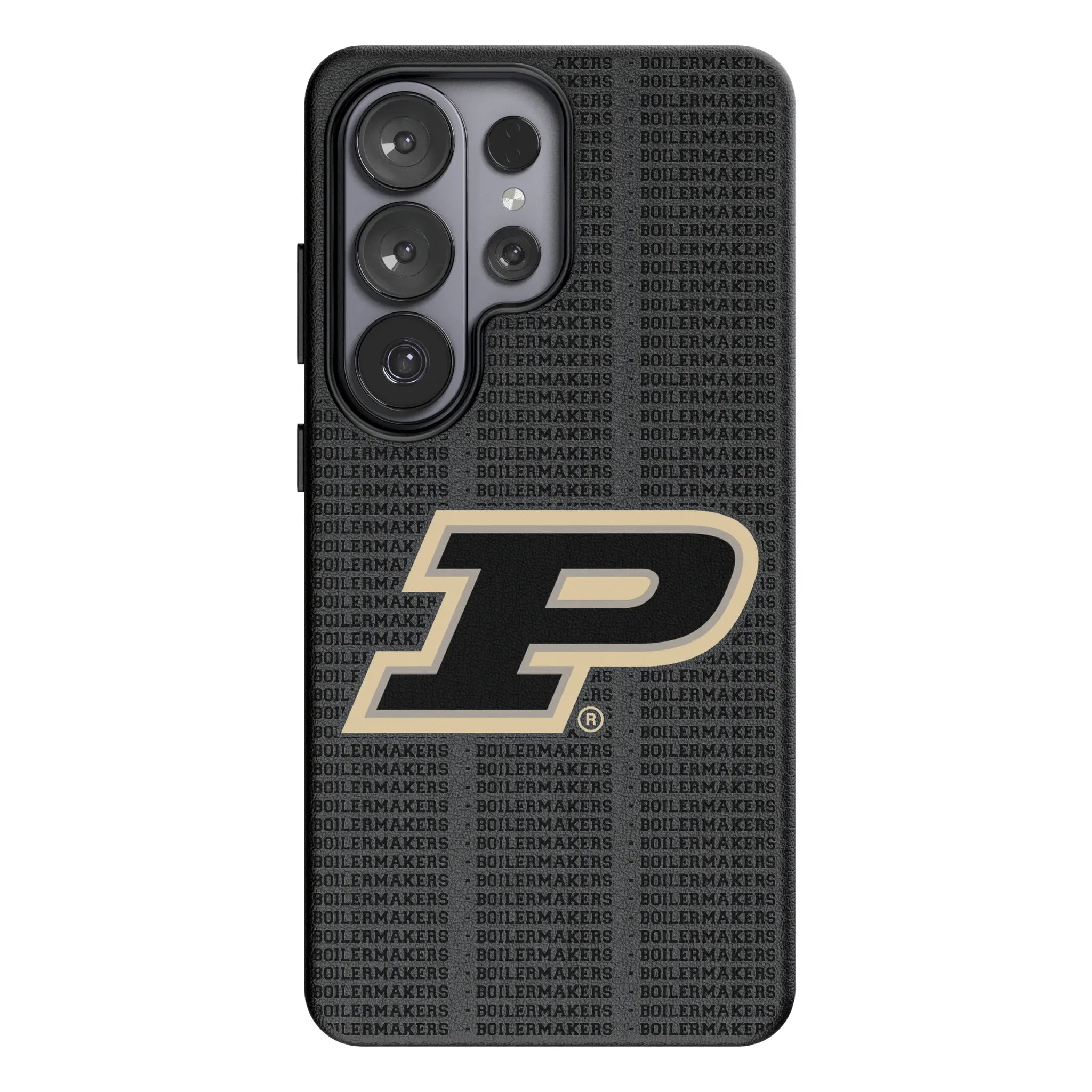 Purdue University Boilermakers Text Backdrop MagSafe Compatible Phone Case for Samsung Galaxy