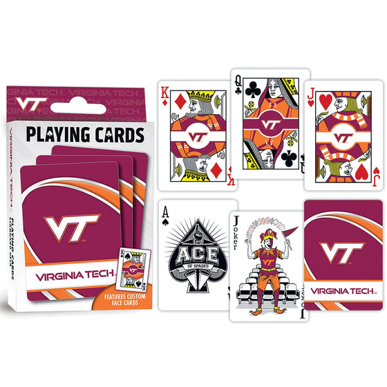 Virginia Tech Hokies Playing Cards - 54 Card Deck - 757 Sports Collectibles