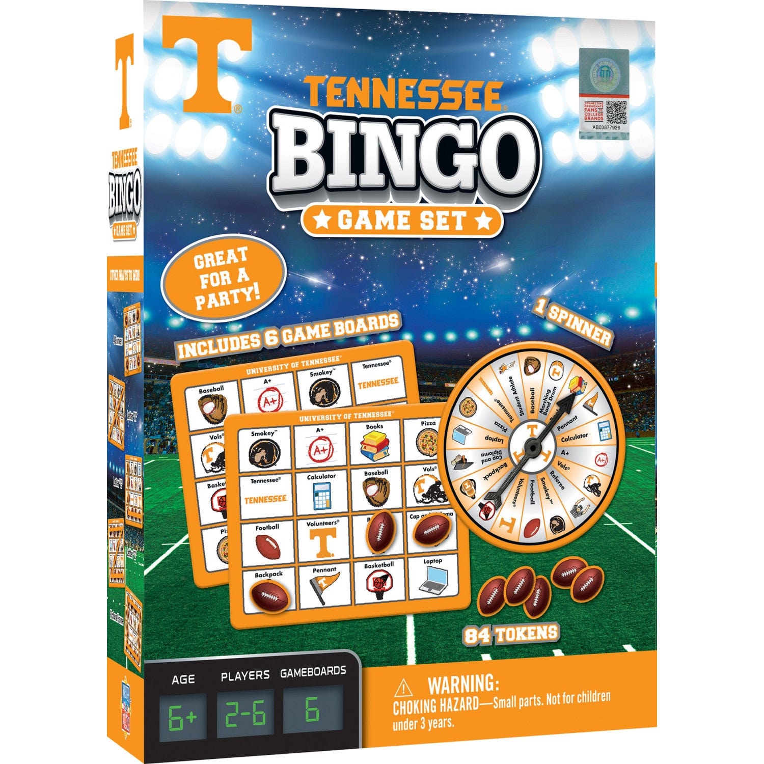 Tennessee Volunteers Bingo: Game Day Fun! - Sports Gifts, Sports Memorabilia, Sports Collectibles, Fan Shop